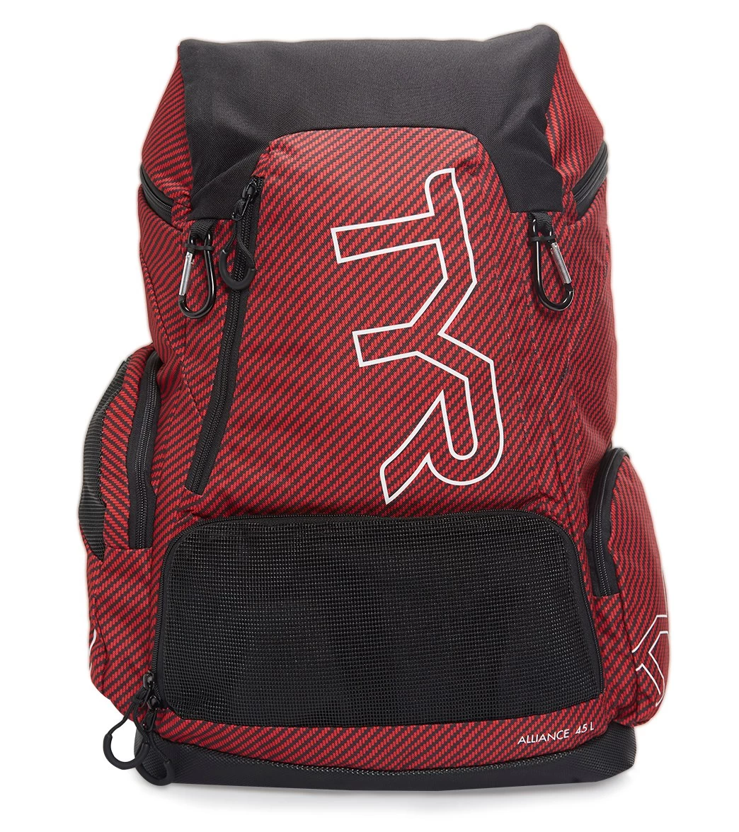 TYR Alliance 45L Team Carbon Print Backpack