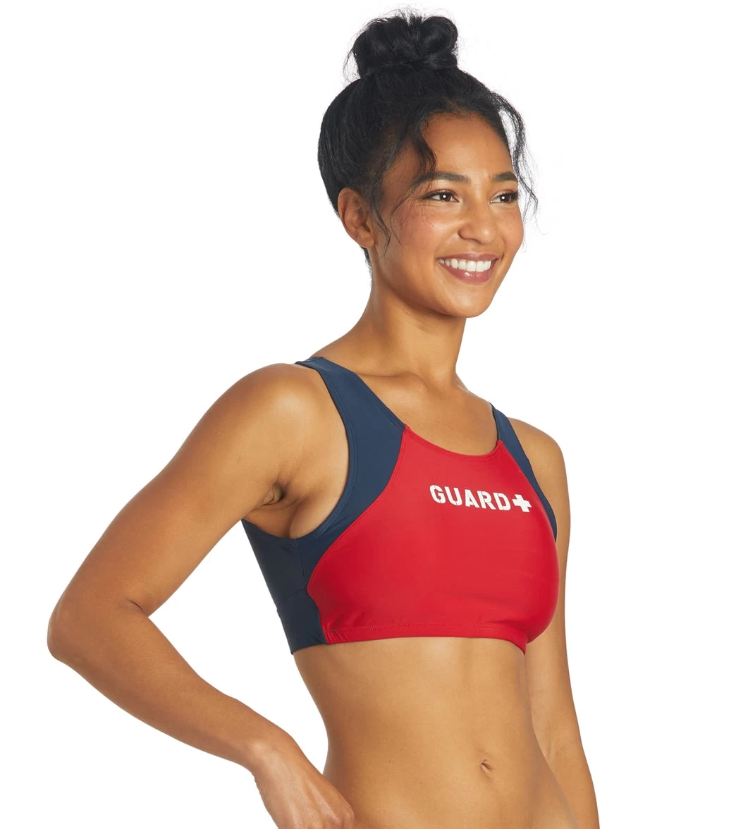 Guard Active High Neck Crop Bikini Top - Image 4