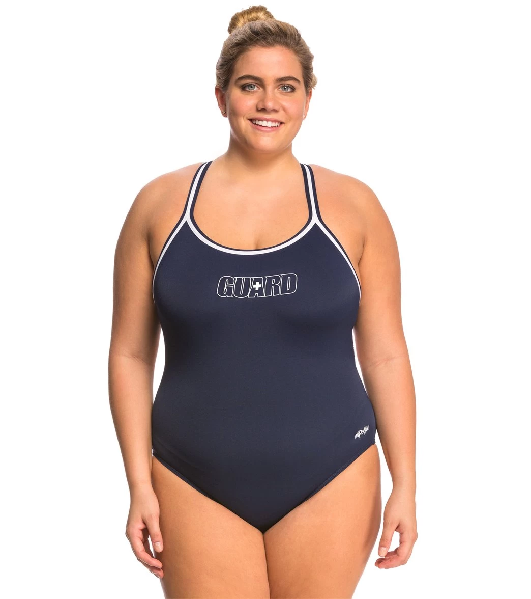 Lifeguard Plus Size DBX Back One Piece Swimsuit