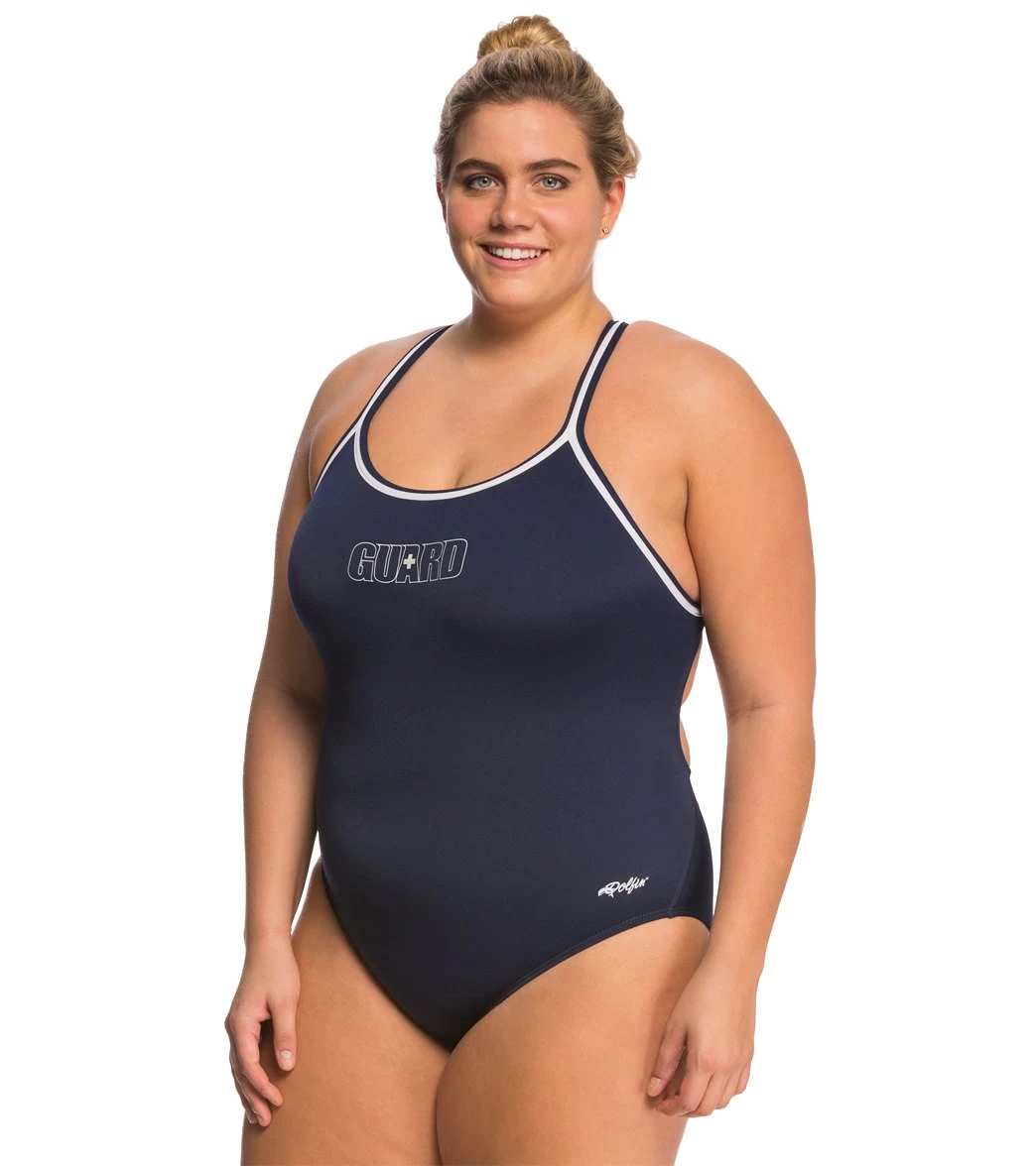 Lifeguard Plus Size DBX Back One Piece Swimsuit - Image 2