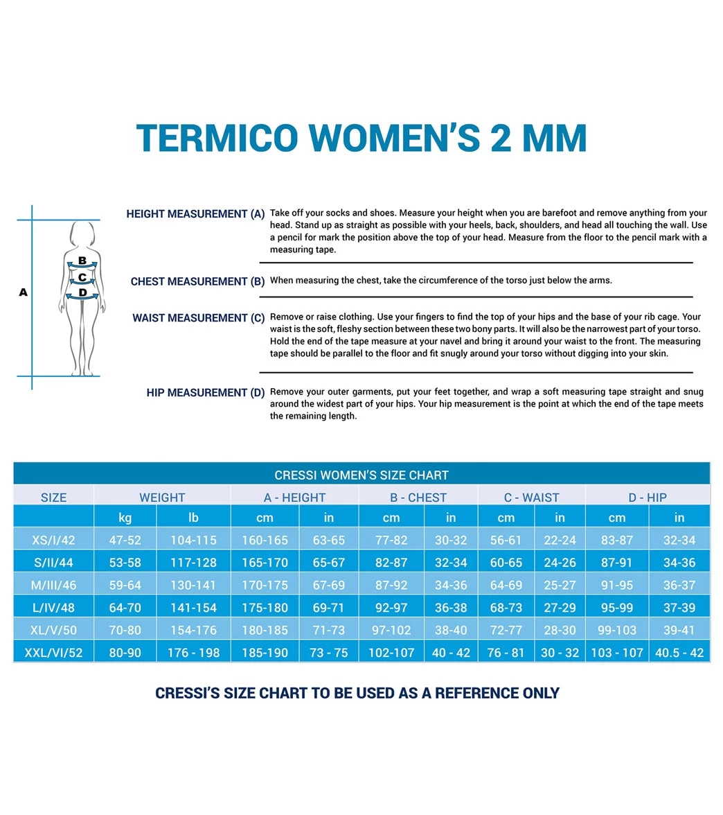 CRESSI Termico Lady 2mm Thermo Suit - Image 6