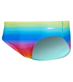 HydroLast Rainbow Tie-Dye Swim Brief Swimsuit