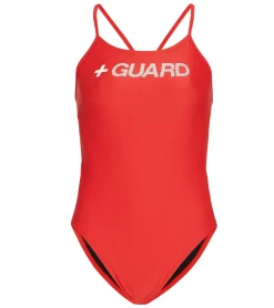Nike Women's Lifeguard Cut Out Tank One Piece Swimsuit