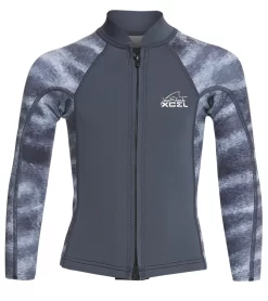 Xcel Juan Sharks Axis 2/1mm Long Sleeve Front Zip Jacket (Little Kid, Big Kid)