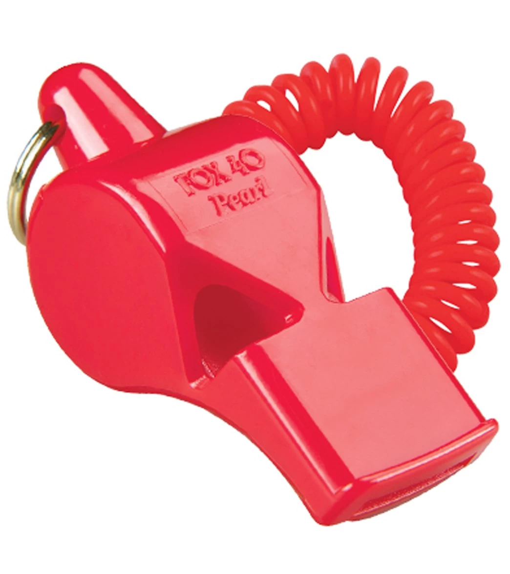 Fox 40 Pearl Lifeguard Whistle With Flex Coil
