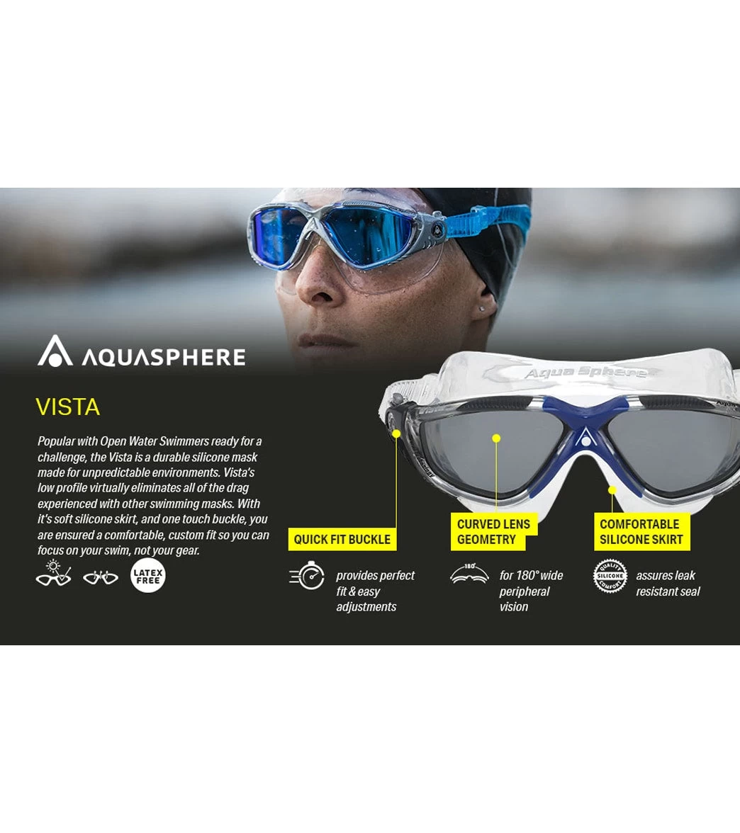 AQUASPHERE Vista Clear Lens Mask - Image 7