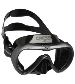 CRESSI A1 Clear Anti-Fog Lens Scuba Mask