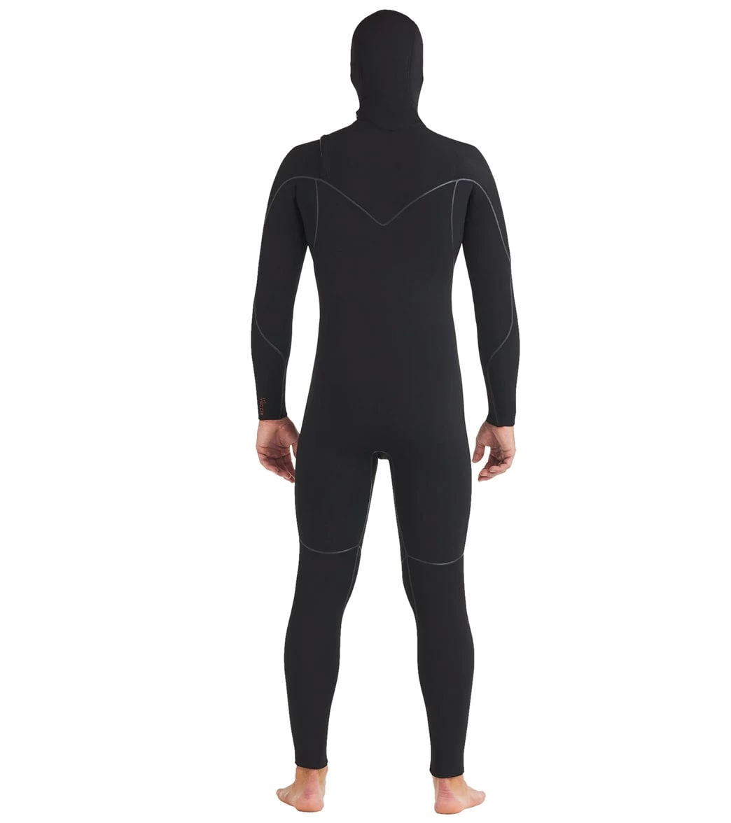 Body Glove Men's Red Cell 5/4/3mm Hooded Slant Zip Full Wetsuit - Image 2