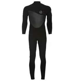 Rip Curl Men's 4/3mm Flasbomb Long Sleeve Heatseeker Zip Free Fullsuit Wetsuit
