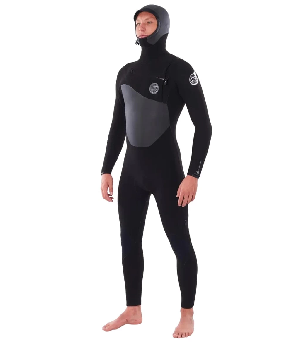 Rip Curl Men's Flashbomb 6/4 Hooded Chest Zip Full Wetsuit - Image 2