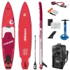 CRESSI Set Isup Fury Touring Dc 12’2’' Rosso Inflatable SUP