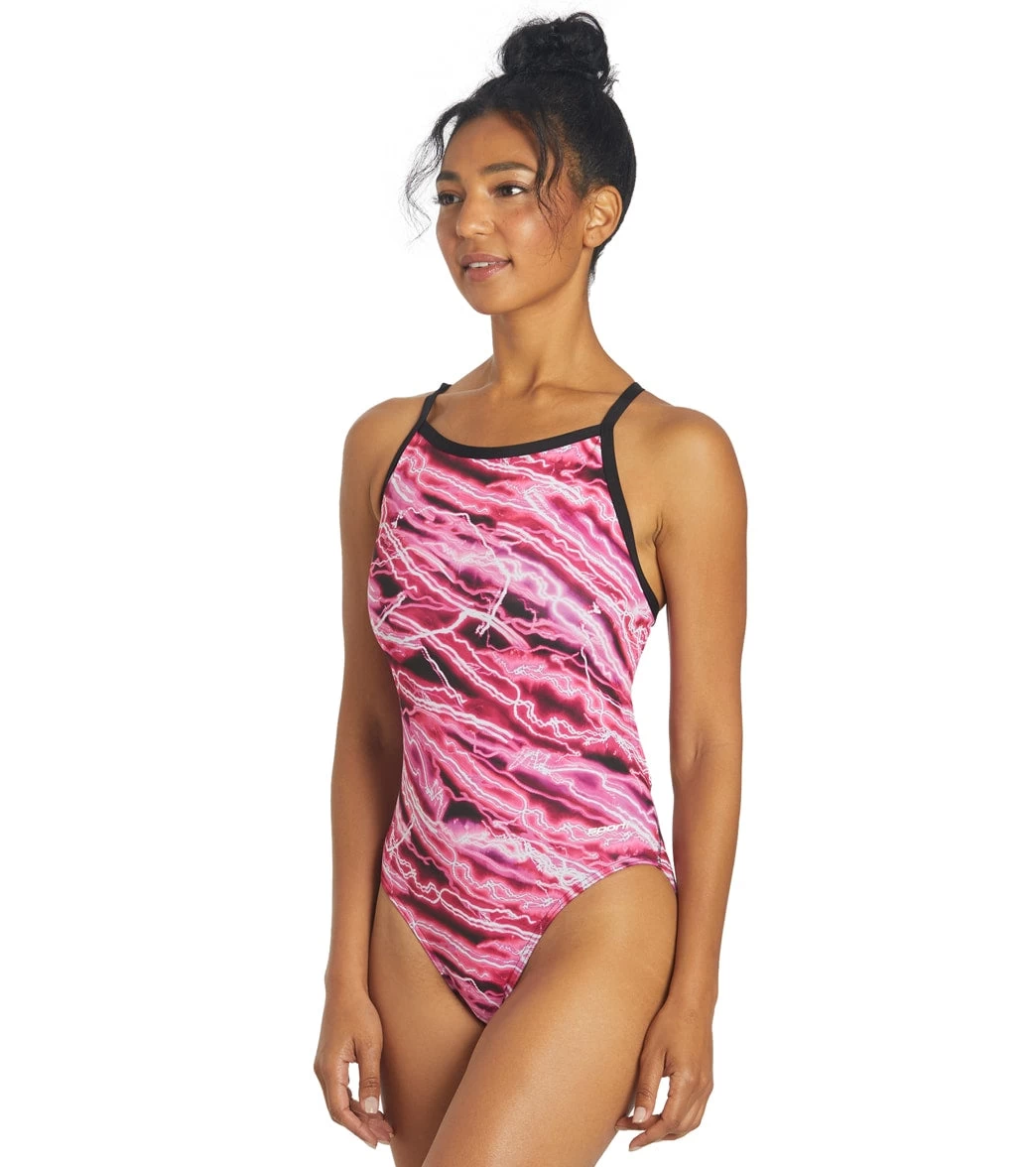 HydroLast Flash Thin Strap One Piece Swimsuit - Image 4
