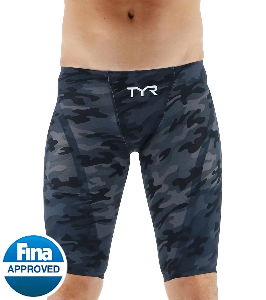TYR Men's Venzo Camo Jammer Tech Suit Swimsuit
