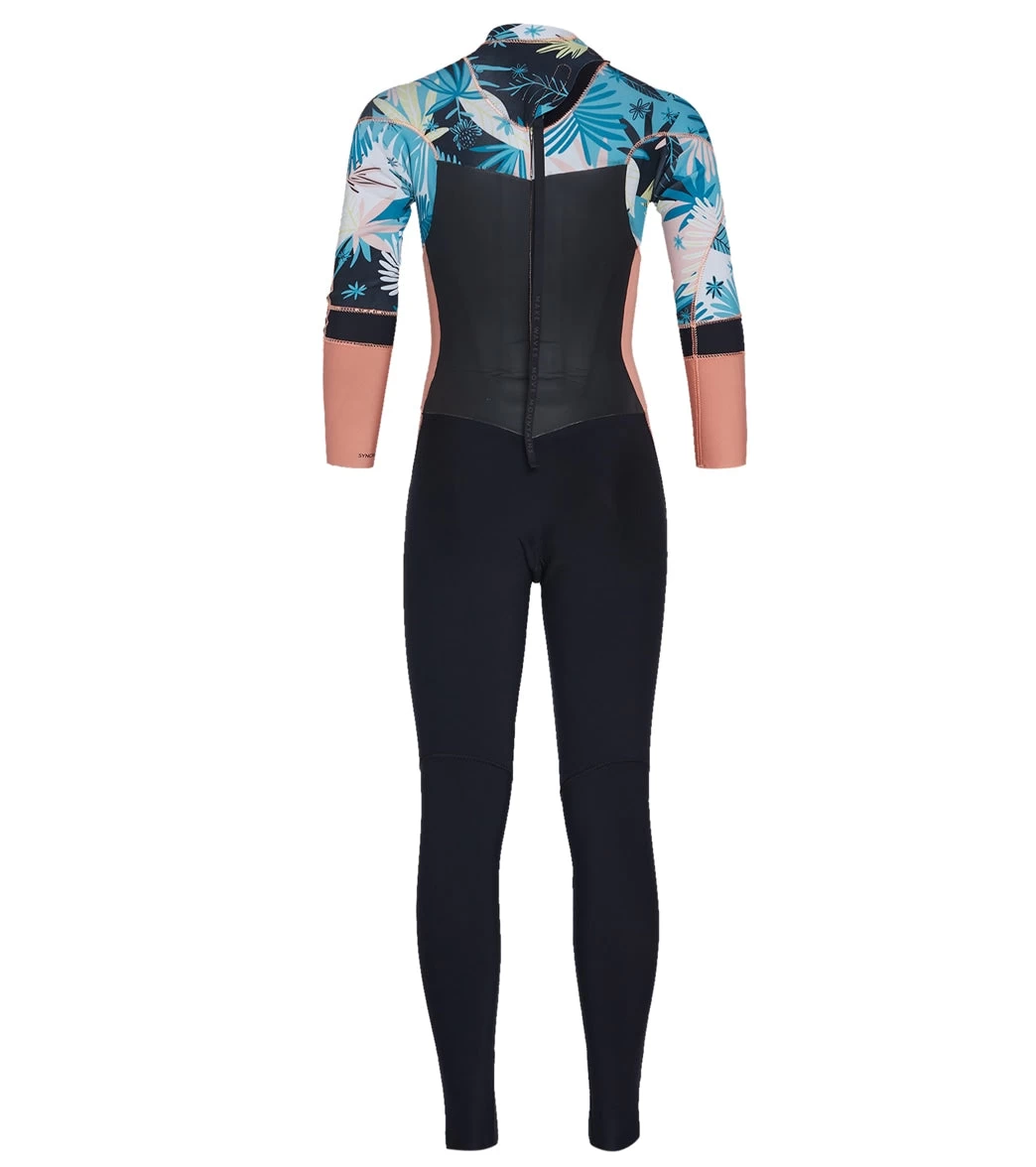 Roxy Youth 3/2MM Syncro Back Zip Fullsuit Wetsuit - Image 3