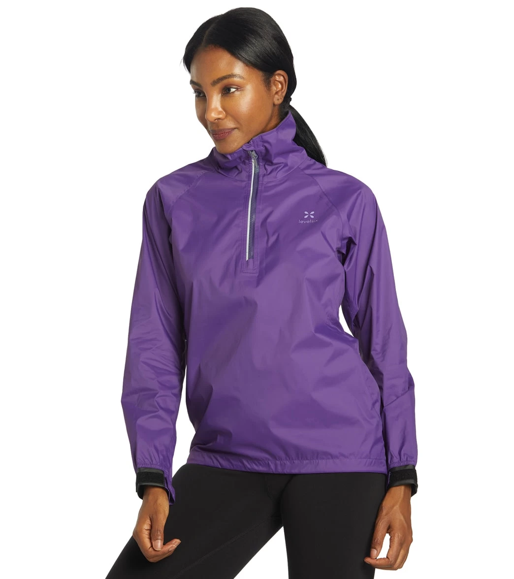 Level Six Women's Orillia 2.5-ply Waterproof Breathable Long Sleeve Touring Dry Top - Image 5