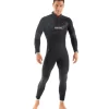 Men's 5mm Space Back Zip Fullsuit Wetsuit