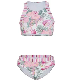 Seafolly Girls' Island In The Sun Two Piece Bikini Set (Big Kid)