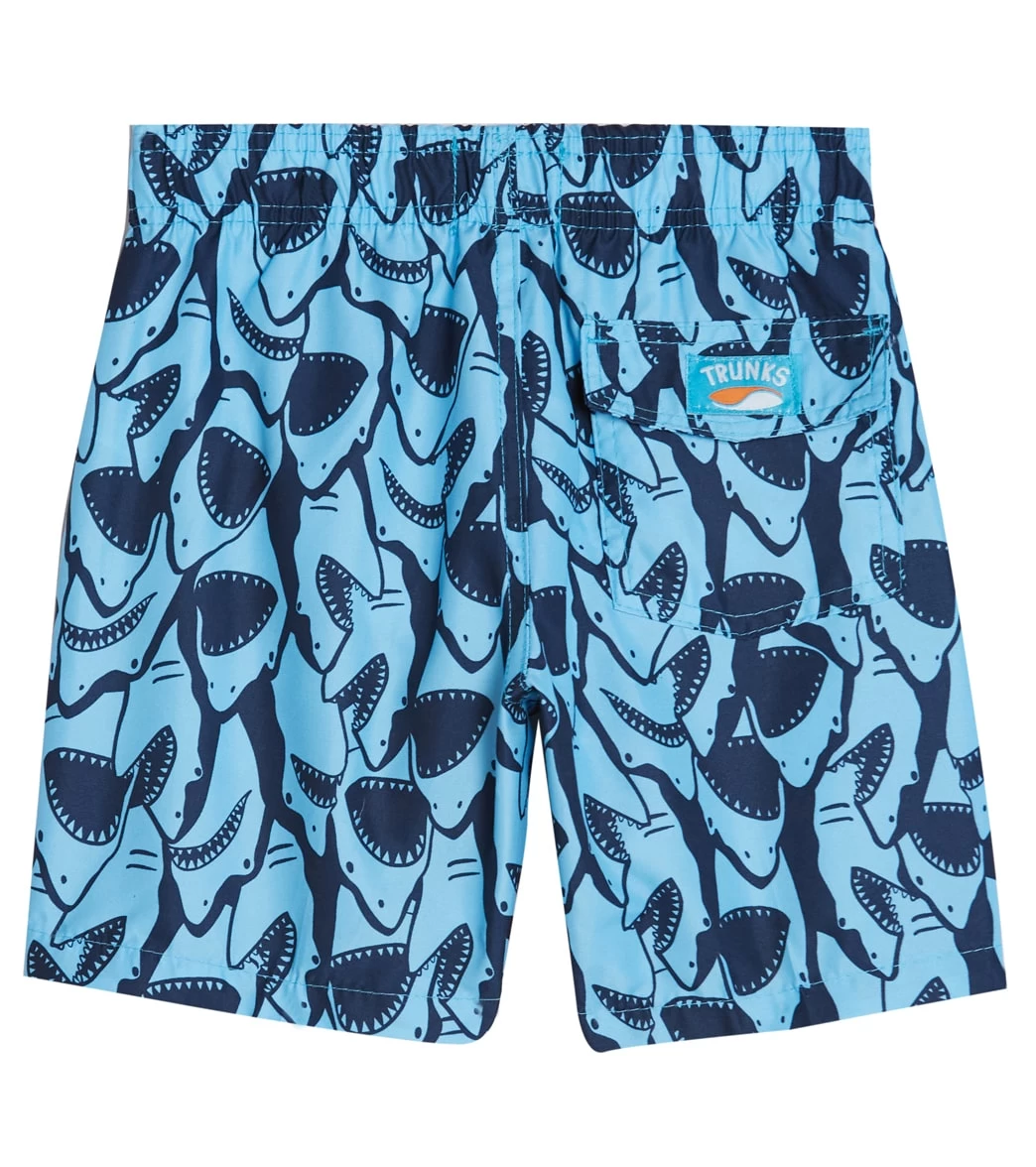 Boys' Shark Camp Shirt & Swim Trunks Set (Big Kid) - Image 6