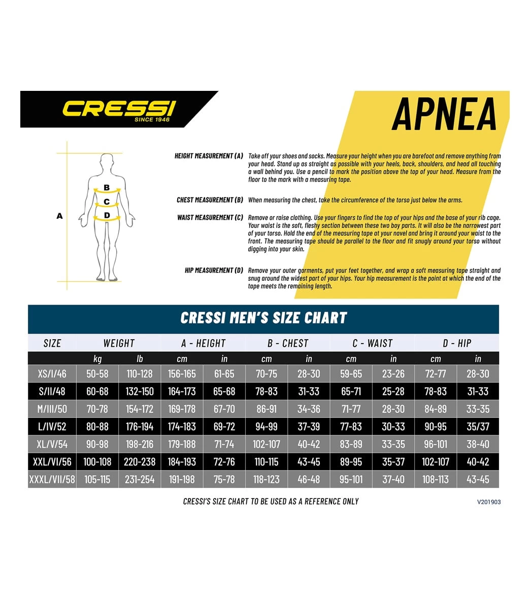 CRESSI 5mm Apnea Two Piece Wetsuit - Image 2