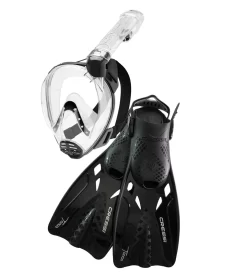 CRESSI Baron & Tonga Mask & Fin Snorkel Set