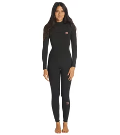 Billabong Women's 4/3mm Synergy Chest Zip Fullsuit Wetsuit