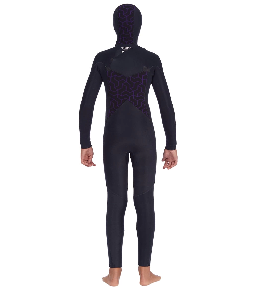 Billabong Youth 5/4mm Absolute Chest Zip Hooded Fullsuit Wetsuit - Image 2