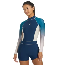 Women's 1.5mm Roxy Rise Qlock Long Sleeve Springsuit Wetsuit
