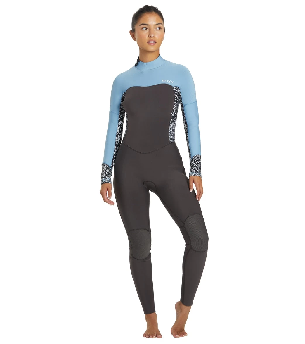 Roxy Women's 4/3mm Swell Series Back Zip Fullsuit Wetsuit
