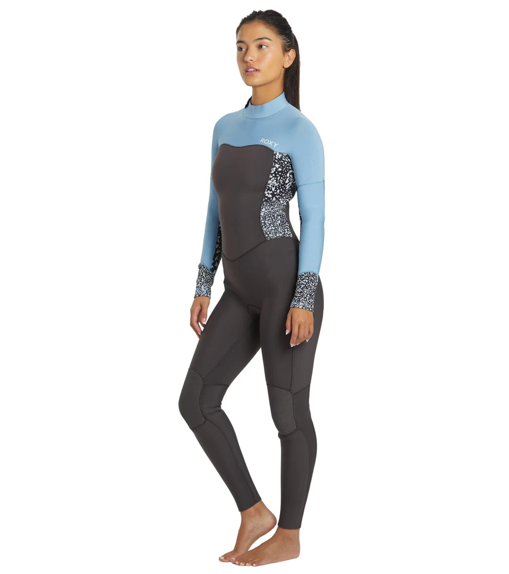Roxy Women's 4/3mm Swell Series Back Zip Fullsuit Wetsuit - Image 4