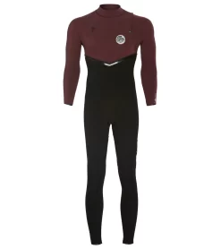 Rip Curl Men's 3/2mm E-Bomb Long Sleeve Chest Zip Fullsuit Wetsuit