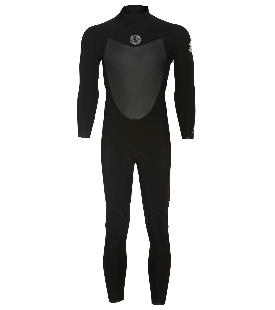 Rip Curl Men's 4/3mm Flashbomb Long Sleeve Back Zip Fullsuit Wetsuit