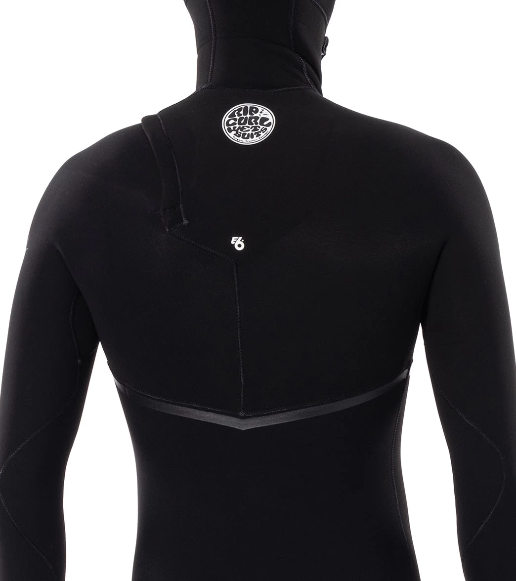 Rip Curl Men's 4/3mm E-Bomb Long Sleeve Zip Free Hooded Fullsuit Wetsuit - Image 7