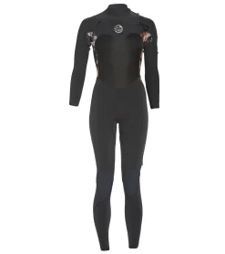 Rip Curl Women's 3/2mm Flashbomb Long Sleeve Chest Zip Fullsuit Wetsuit