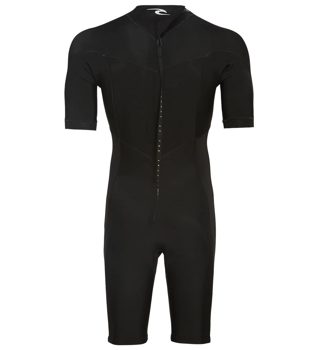 Rip Curl Men's 2/2mm Dawn Patrol Short Sleeve Back Zip Springsuit Wetsuit - Image 2