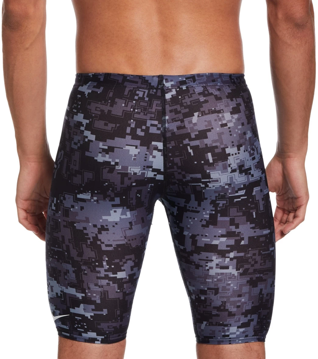 Nike Men's HydraStrong Multi Print Jammer Swimsuit - Image 3