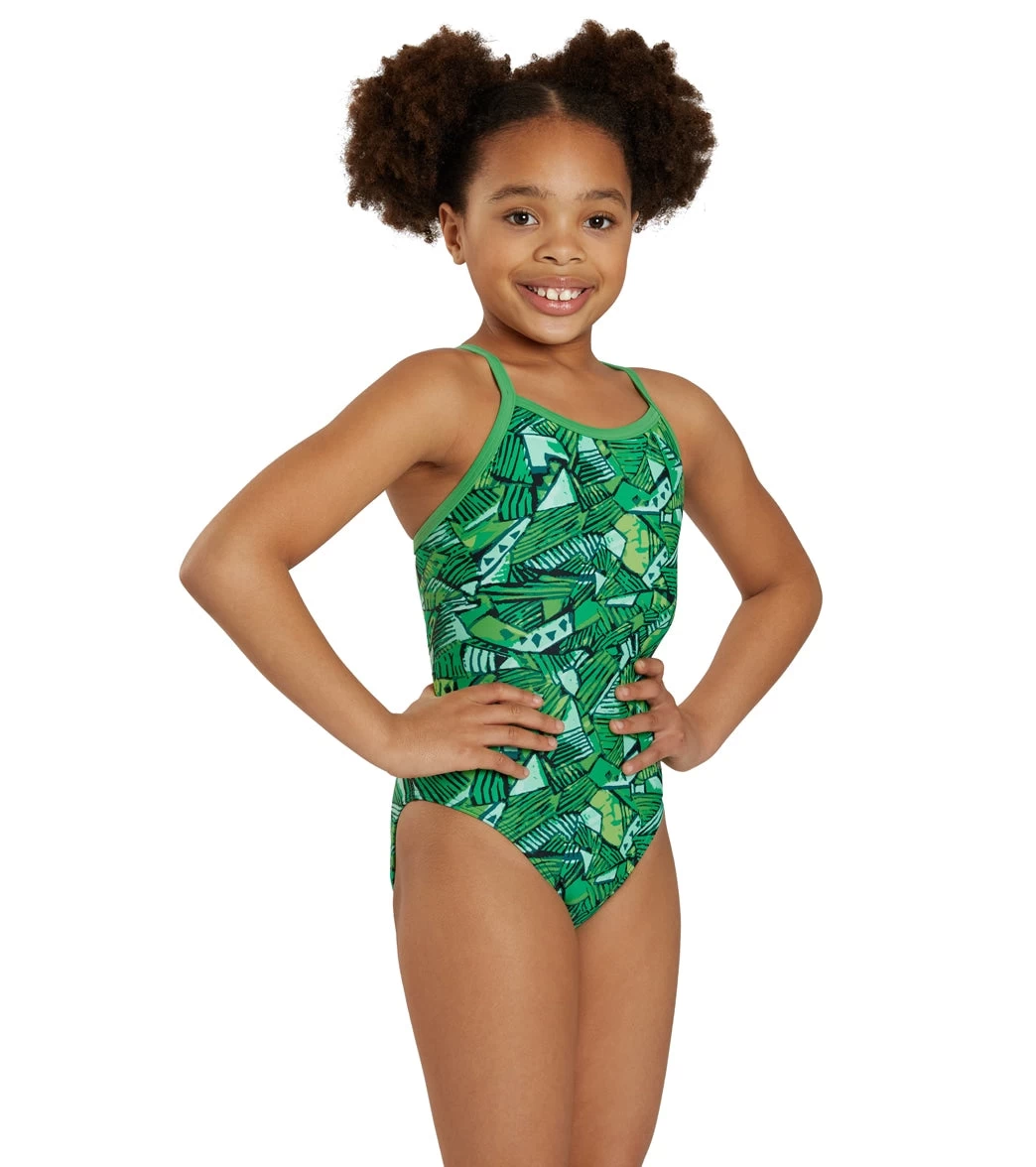 Tribal Graffiti Thin Strap One Piece Swimsuit Youth (22 - 28) - Image 3