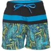 Boys' Tropical Leaf Splice Swim Trunks (Little Kid, Big Kid)