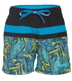 Boys' Tropical Leaf Splice Swim Trunks (Little Kid, Big Kid)