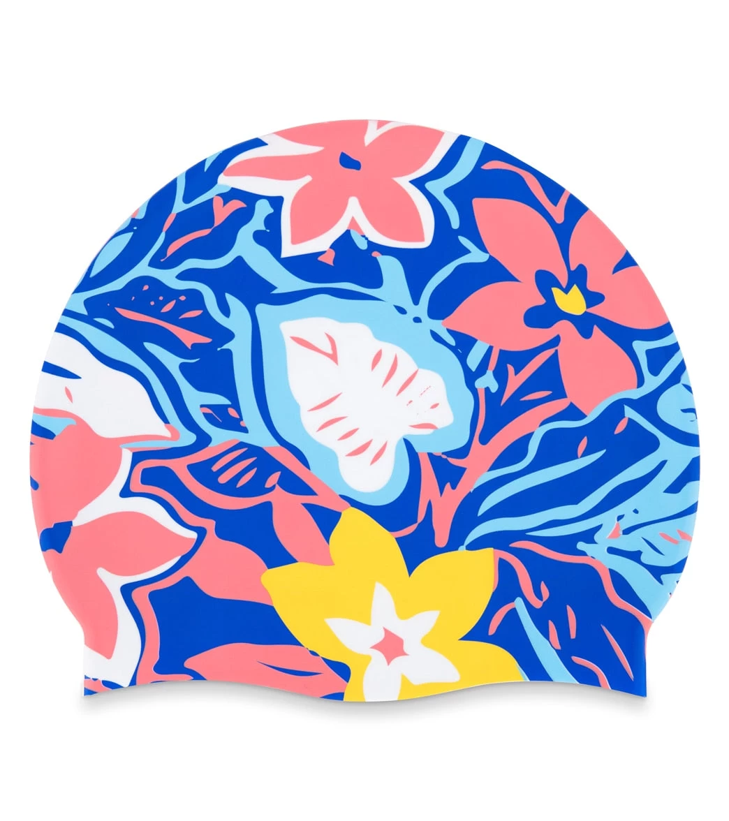 Speedo Elastomeric Printed Swim Cap - Image 2