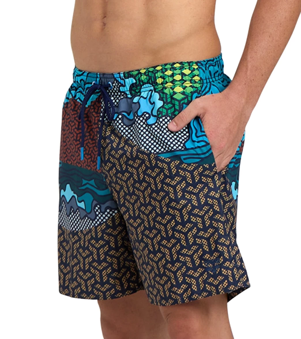 Arena Men's 16" Placed Beach Boxer Swim Trunks